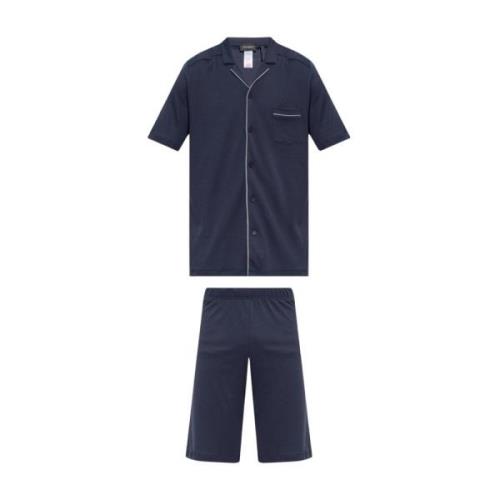 Tweedelige pyjama Hanro , Blue , Heren