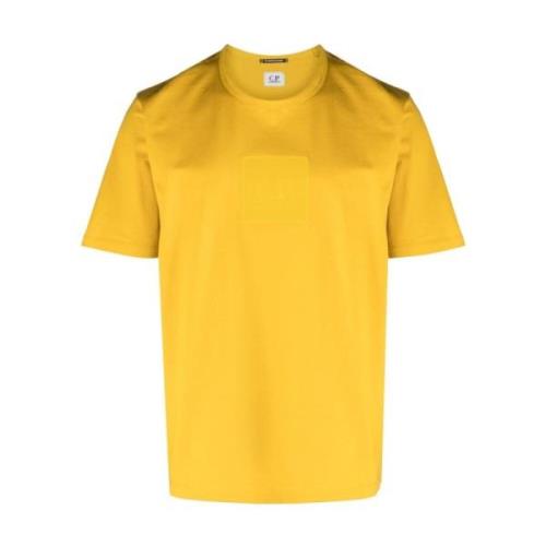 T-Shirts C.p. Company , Yellow , Heren