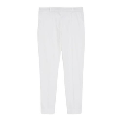 Slim-fit Trousers Max Mara Studio , White , Dames