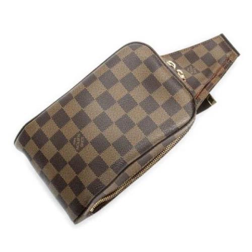 Pre-owned Canvas louis-vuitton-bags Louis Vuitton Vintage , Brown , Da...