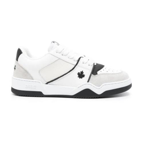 Bianco Nero Sneakers Dsquared2 , Multicolor , Dames