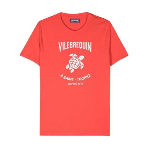 T-Shirts Vilebrequin , Red , Heren