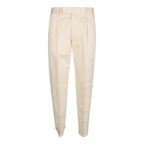 Slim-fit Trousers PT Torino , Beige , Heren