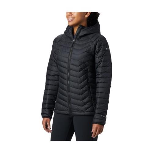 Powder Lite Zwarte Jas Columbia , Black , Dames