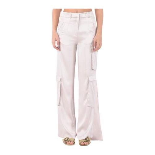 Wide Trousers Actualee , Beige , Dames