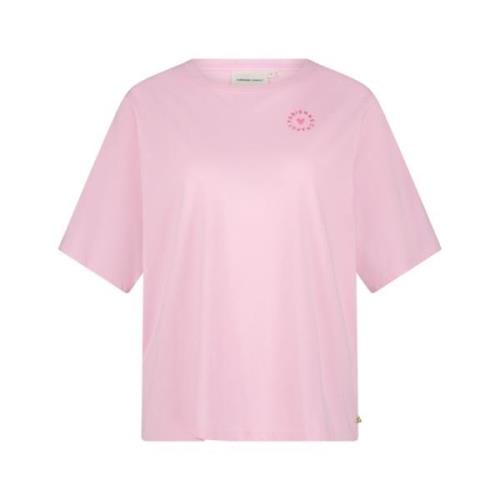 Fay Poem Pink T-shirt Fabienne Chapot , Pink , Dames