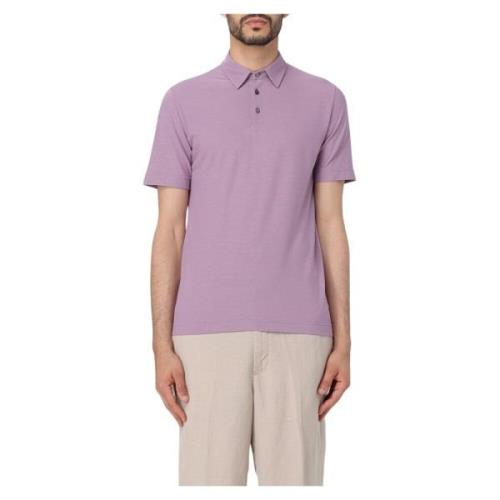 Polo Shirts Zanone , Purple , Heren