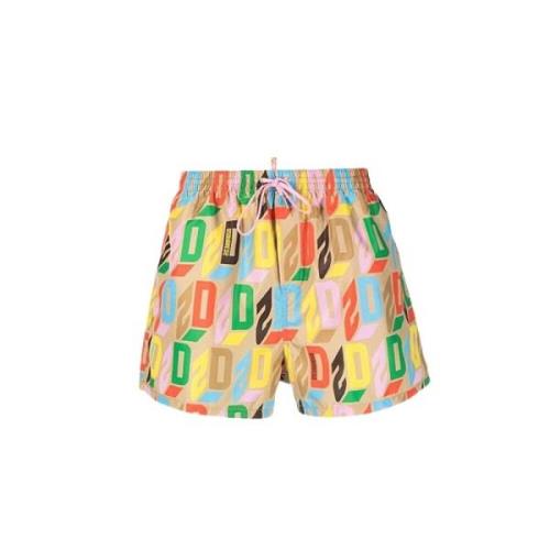 Beachwear Dsquared2 , Beige , Heren