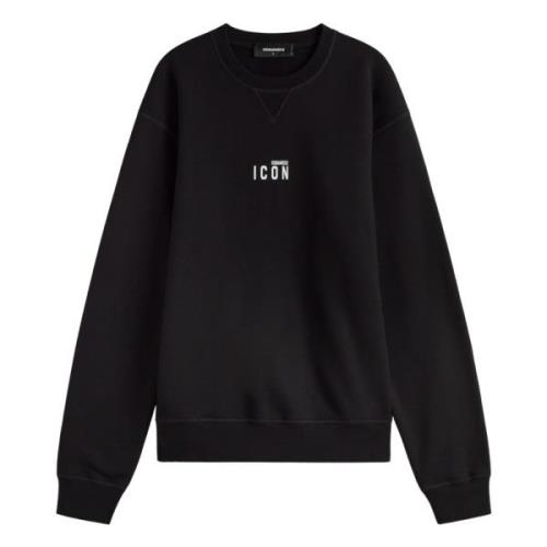 Urban Icon Sweatshirt Dsquared2 , Black , Heren