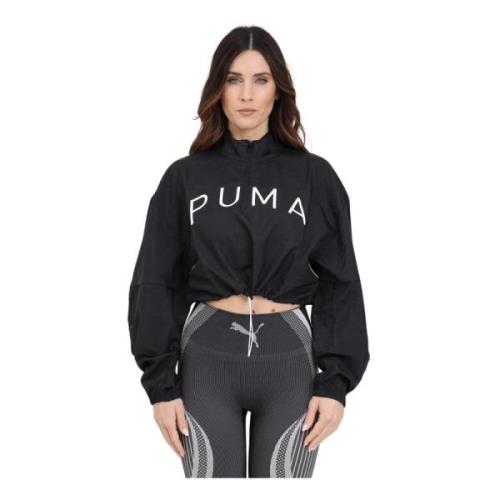 Light Jackets Puma , Black , Dames