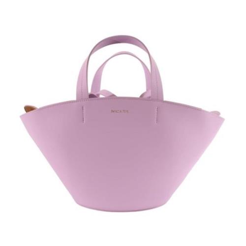 Safi Handtas Shopper Patrizia Pepe , Purple , Dames