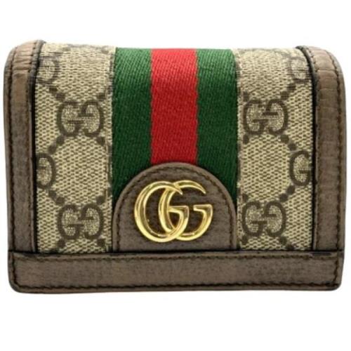 Pre-owned Canvas wallets Gucci Vintage , Multicolor , Dames