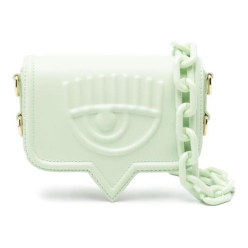 Paradise Green Eyelike Schoudertas Chiara Ferragni Collection , Green ...