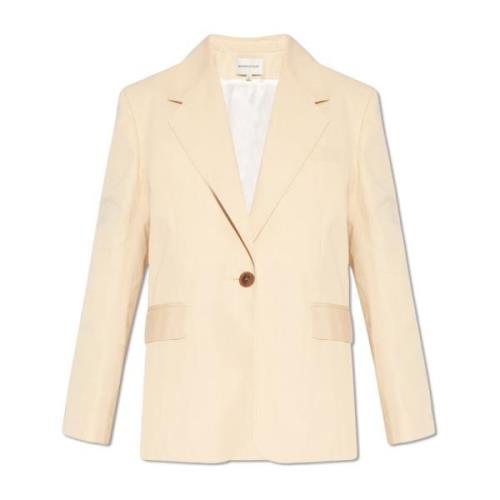 Katoenen blazer Maison Kitsuné , Beige , Dames