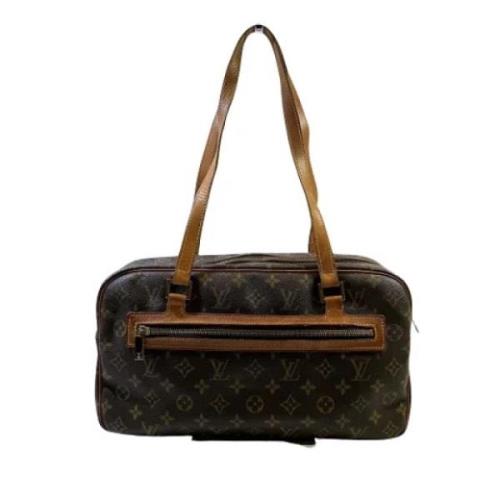 Pre-owned Canvas louis-vuitton-bags Louis Vuitton Vintage , Brown , Da...