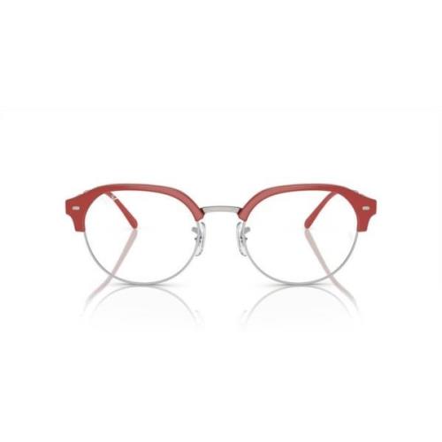 Zilver Rood Brilmontuur Ray-Ban , Red , Dames