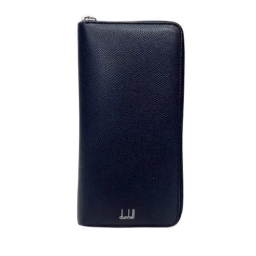 Pre-owned Leather wallets Dunhill Pre-owned , Blue , Dames