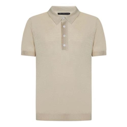 Polo Shirts Low Brand , Beige , Heren