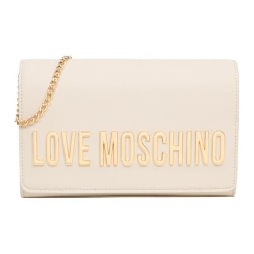 Crossbody bag Love Moschino , Beige , Dames