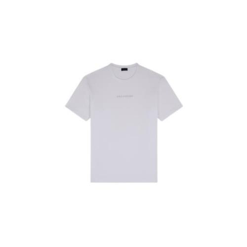 Witte Katoenen Jersey T-shirt Regular Fit Paul & Shark , White , Heren