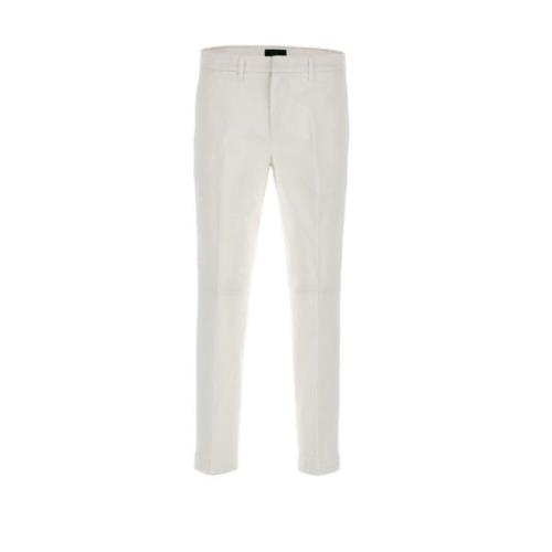 Slim-fit Trousers Fay , White , Heren