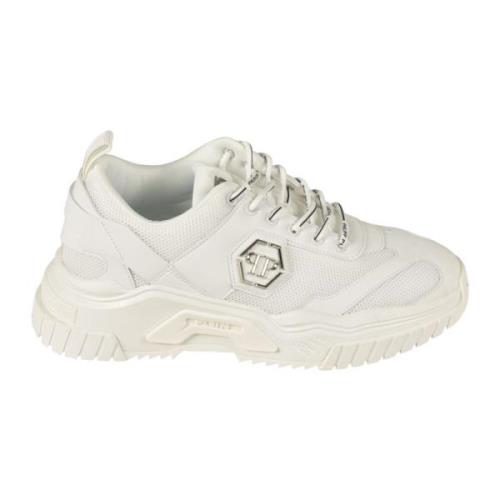 Witte platte schoenen Philipp Plein , White , Heren