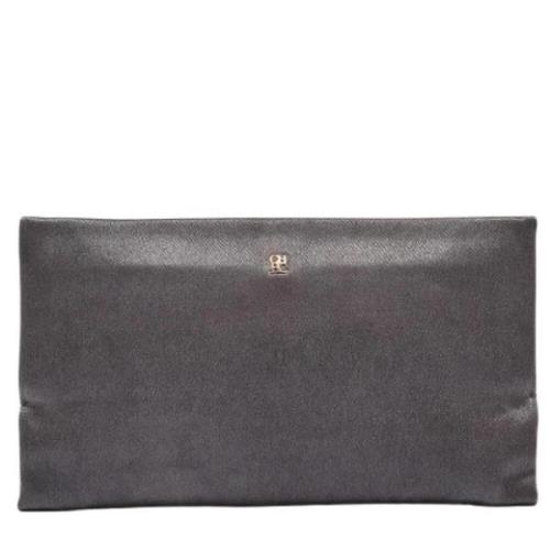 Pre-owned Satin clutches Carolina Herrera Pre-owned , Gray , Dames