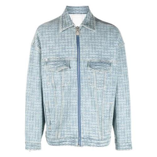Light Jackets Givenchy , Blue , Heren