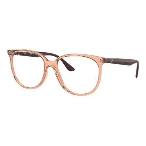 Heren Transparante Bruine Brillen Ray-Ban , Brown , Heren