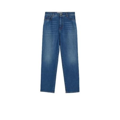 Straight Jeans Max Mara , Blue , Dames