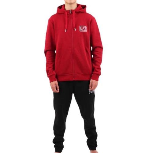 Sportief Tracksuit Set Emporio Armani EA7 , Red , Heren