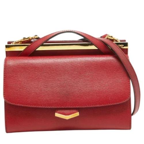 Pre-owned Canvas handbags Fendi Vintage , Red , Dames
