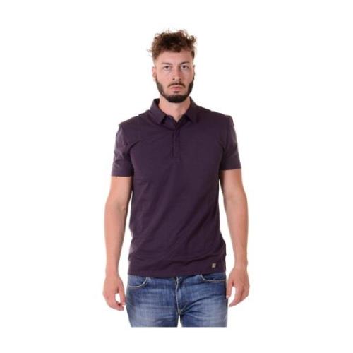 Polo Shirts Versace , Purple , Heren