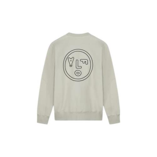 Olaf Face Crewneck Cement Olaf Hussein , Gray , Heren