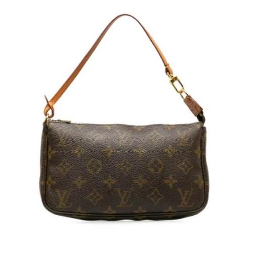 Pre-owned Canvas louis-vuitton-bags Louis Vuitton Vintage , Brown , Da...