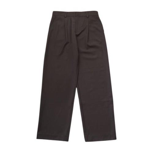 Cropped Trousers Soulland , Brown , Dames