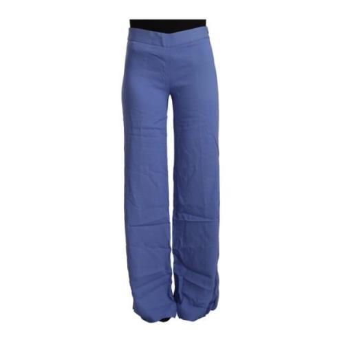 Wide Trousers P.a.r.o.s.h. , Blue , Dames