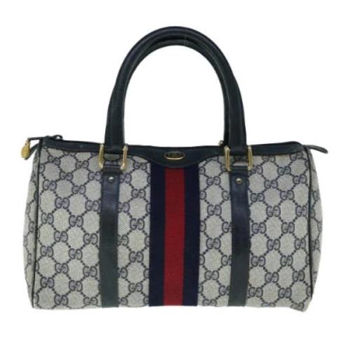 Pre-owned Canvas gucci-bags Gucci Vintage , Gray , Dames