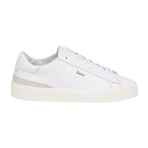 Witte Sonica Sneakers met Suède Detail D.a.t.e. , White , Heren