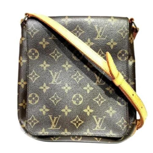 Pre-owned Canvas louis-vuitton-bags Louis Vuitton Vintage , Brown , Da...