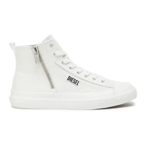 S-Athos Dv Mid - High-top sneakers with side zip Diesel , White , Here...
