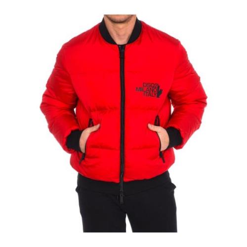 Bomber Jackets Dsquared2 , Red , Heren