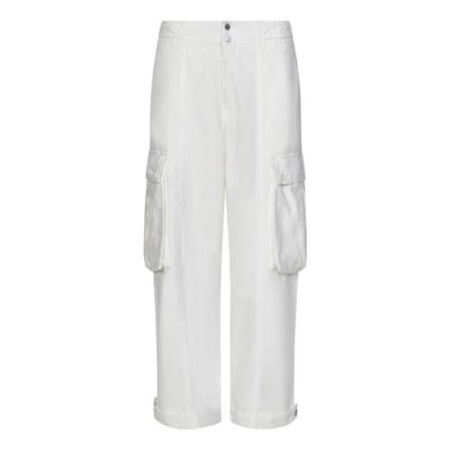 Trousers Frame , White , Dames
