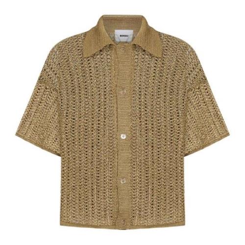 Short Sleeve Shirts Bonsai , Beige , Heren