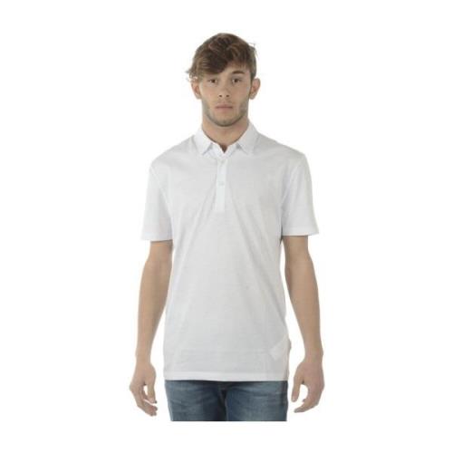 Stijlvolle Polo Shirts voor Mannen Versace , White , Heren