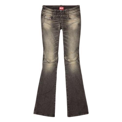 Bootcut and Flare Jeans - Belthy Diesel , Gray , Dames