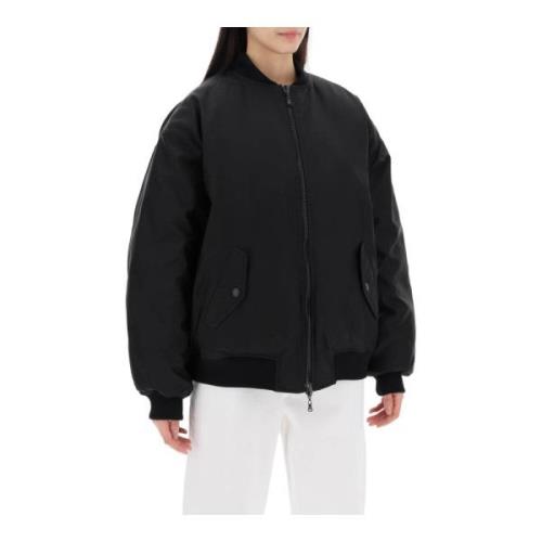 Reversible Bomber Jack Wardrobe.nyc , Black , Dames