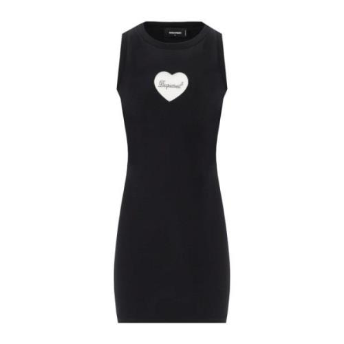 Short Dresses Dsquared2 , Black , Dames