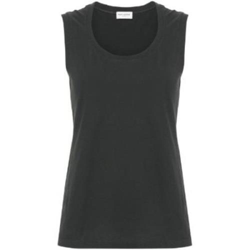 T-Shirts Saint Laurent , Black , Dames