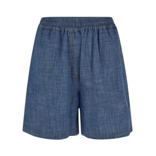 Short Shorts Semicouture , Blue , Dames